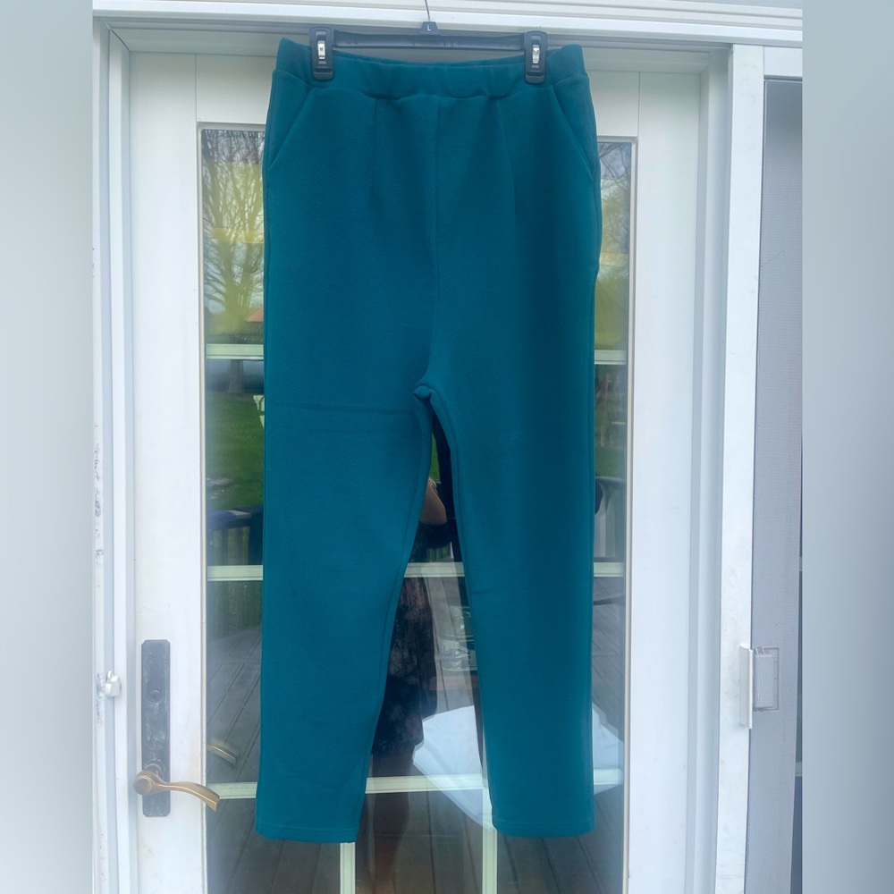 Textured, over the belly, maternity dress pants